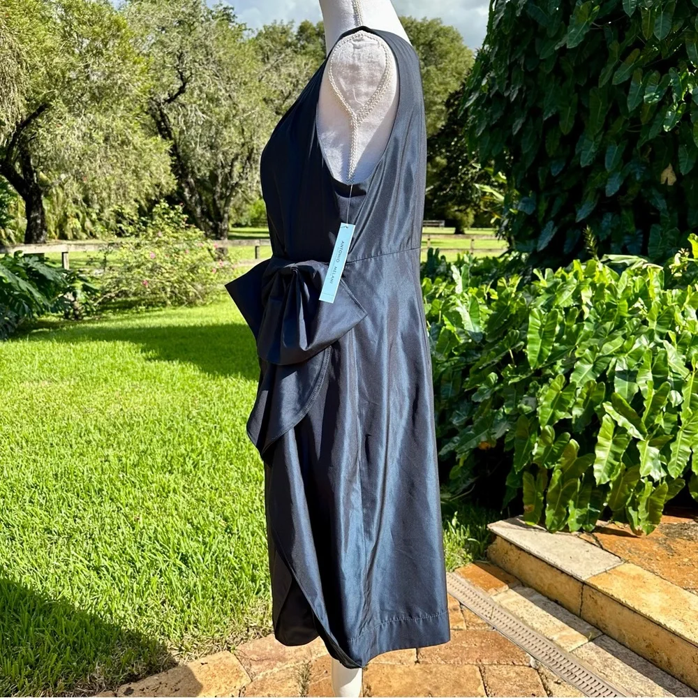 NWT! Antonio Melani Dark Blue Isis Dress - Picture 2 of 8